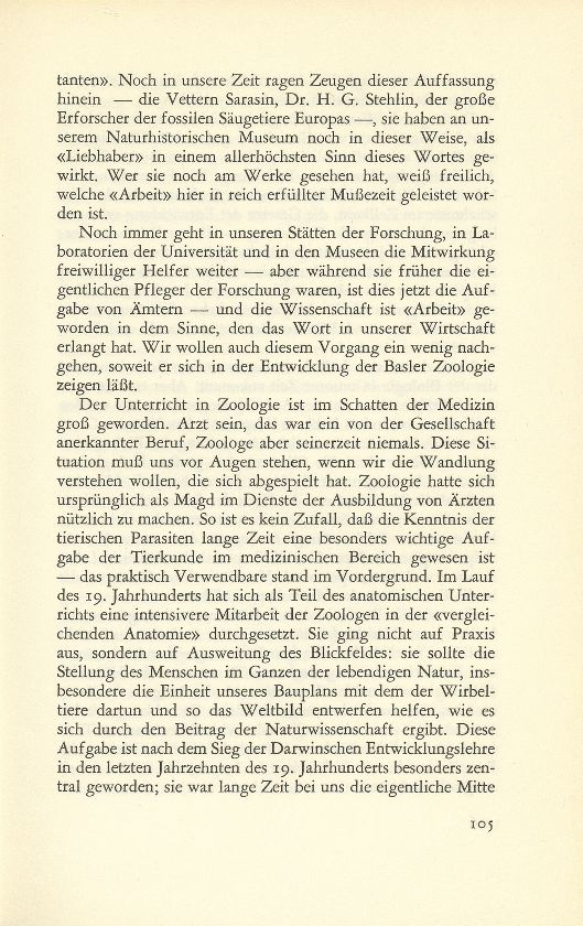 Hundert Jahre Zoologie in Basel – Seite 3