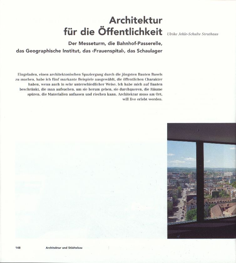 Architektur für die Öffentlichkeit  – Seite 1