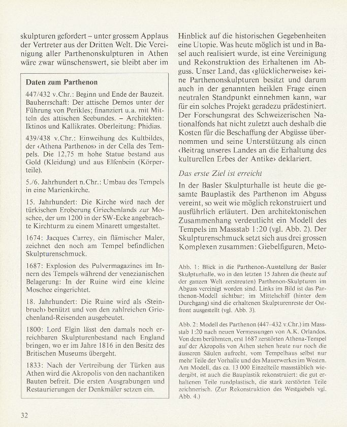 Basel – Zentrum der Parthenon-Forschung – Seite 2