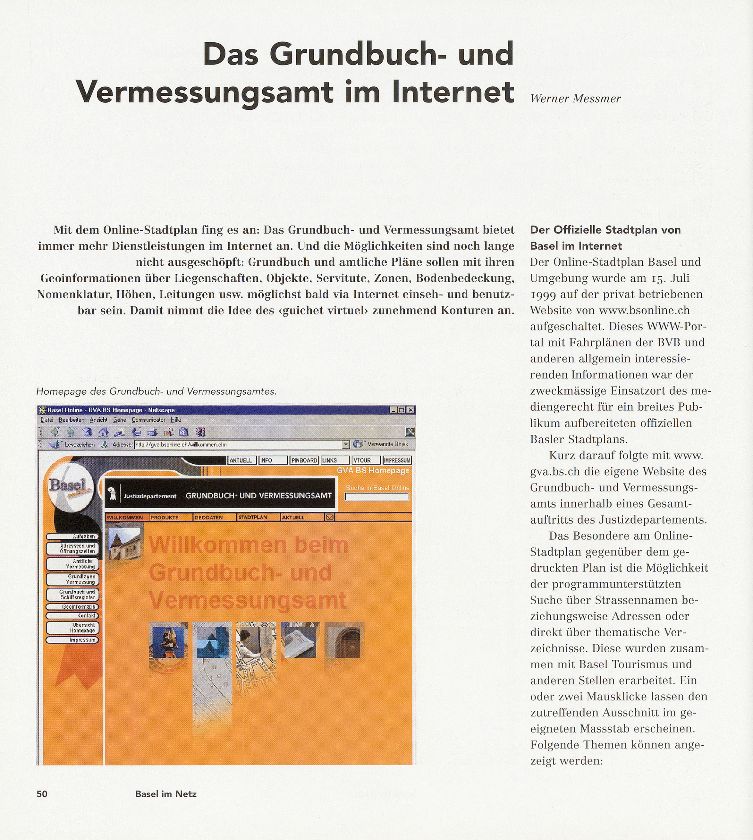Basel im Netz – Ins Netz gegangen.. – Seite 1