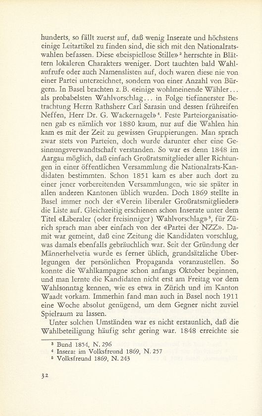 Vom Wandel der Basler Vertretung in der Bundesversammlung 1848-1919 – Seite 2