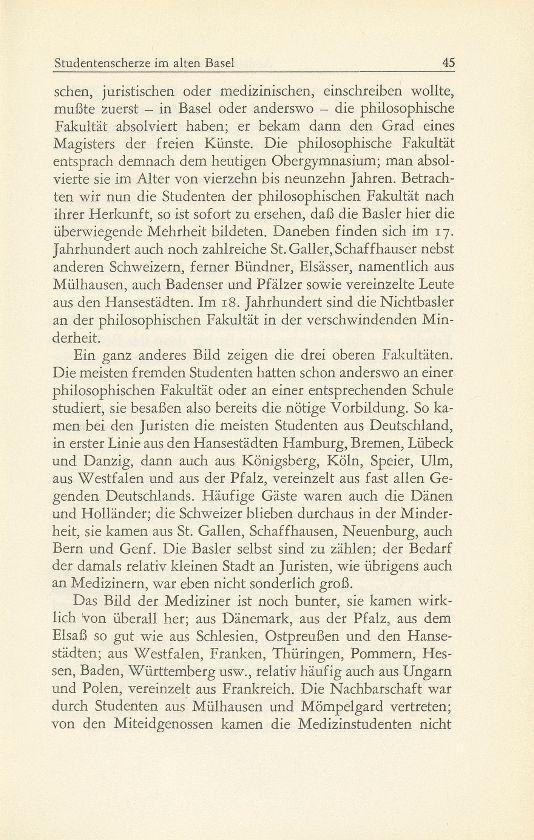 Studentensitten und Studentenscherze im alten Basel – Seite 3