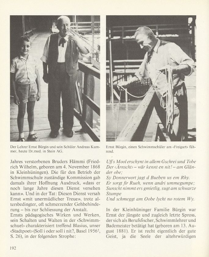 Ernst Bürgin und sein Kastanienbaum bei der Schwimmschule Pfalz – Seite 2