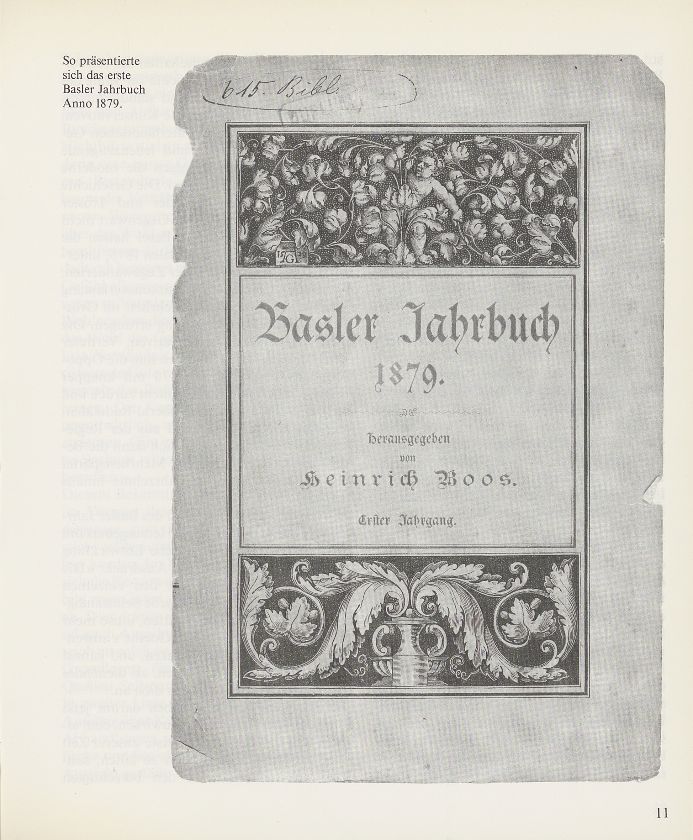 100 Jahre Basler Stadtbuch (ehemals Basler Jahrbuch) – Seite 3