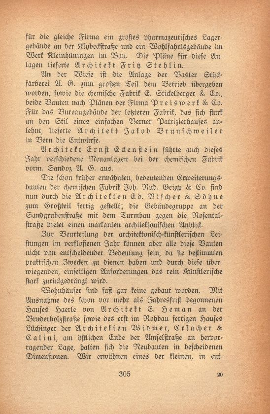 Das künstlerische Leben in Basel vom 1. November 1917 bis 31. Oktober 1918 – Seite 2