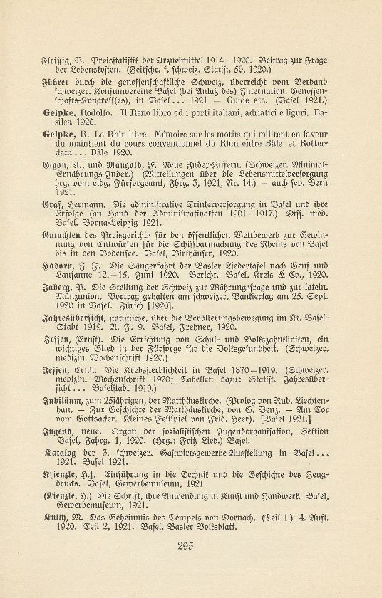 Basler Bibliographie 1921 – Seite 3