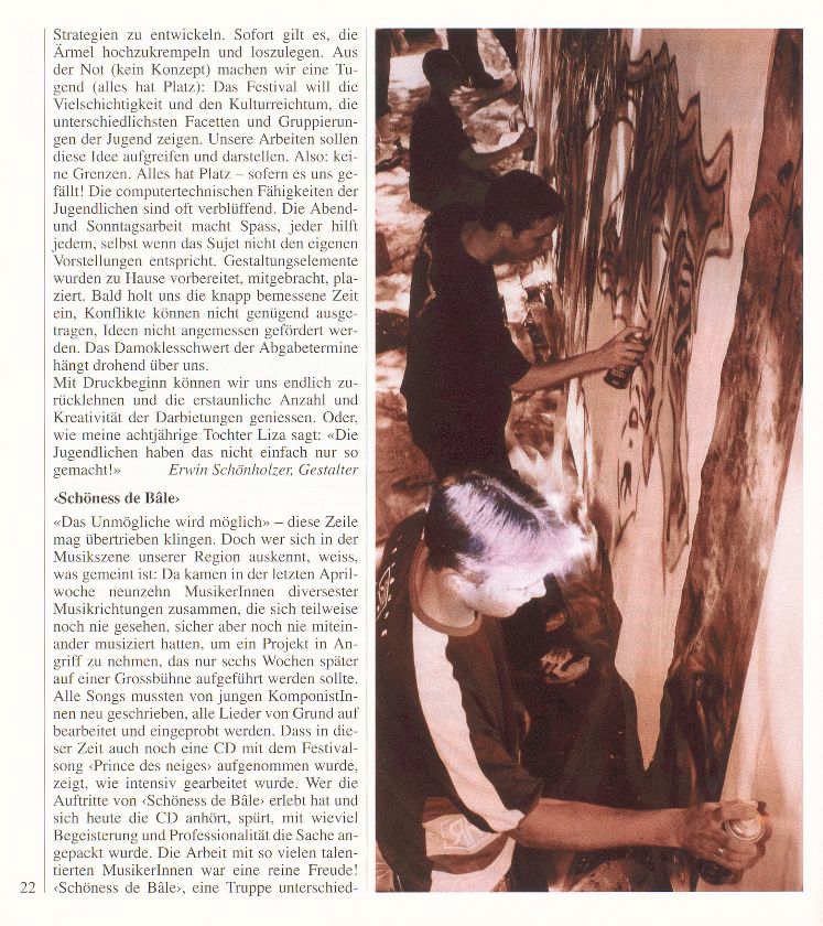 Das regionale Jugendkulturfestival 1997 – Seite 2