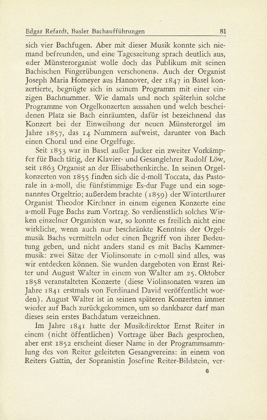 Basler Bach-Aufführungen in früherer Zeit – Seite 2