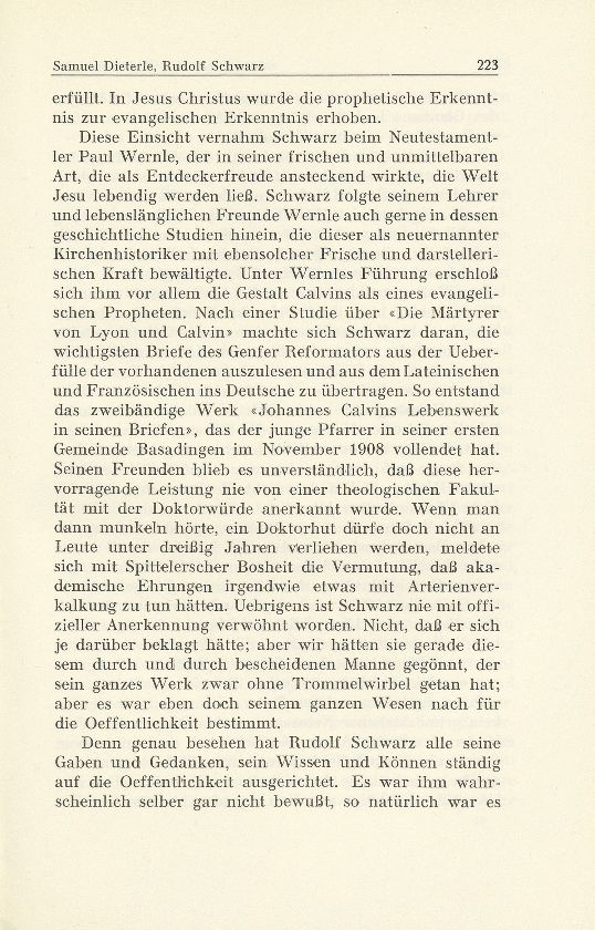Rudolf Schwarz. 6. Dezember 1879 bis 13. Juni 1945 – Seite 3