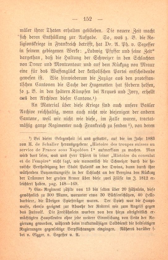 Schicksal einiger Basler Fähnlein in französischem Sold. (1589-1593.) – Seite 3