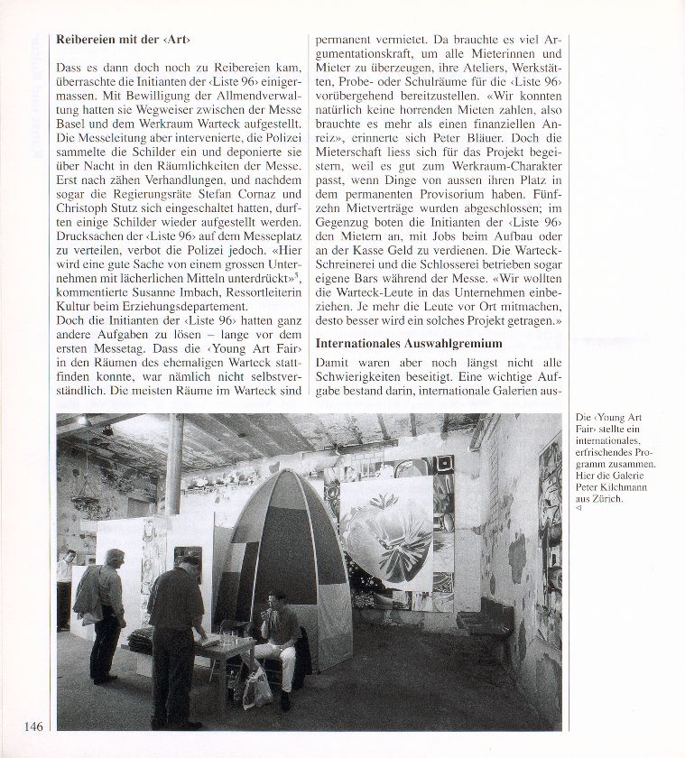 Frisches Blut für die Basler Kunstszene – ‹Liste 96 – The Young Art Fair› in der ehemaligen Brauerei Warteck – Seite 2