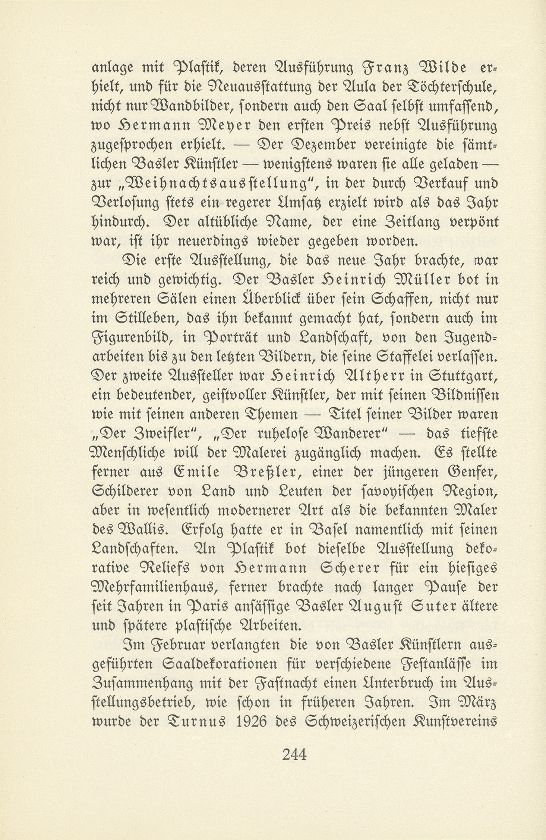 Das künstlerische Leben in Basel vom 1. Oktober 1925 bis 30. September 1926 – Seite 2