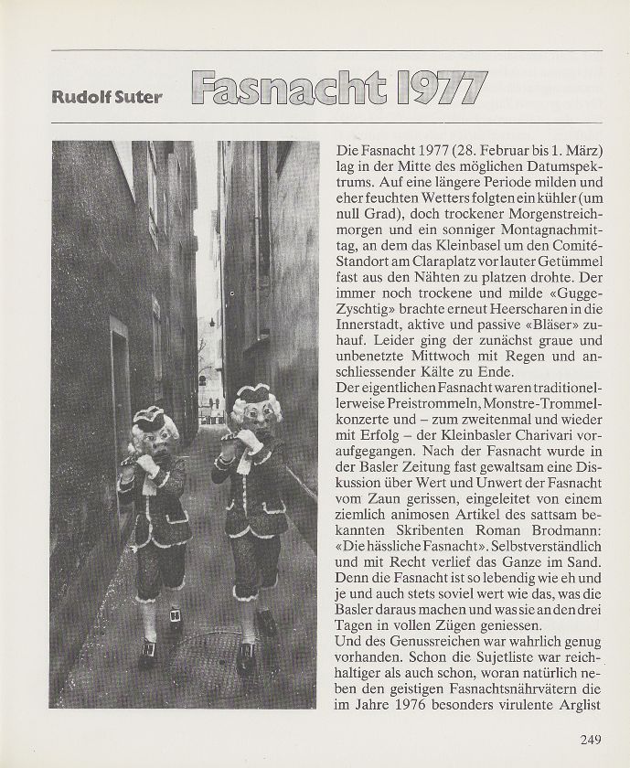 Fasnacht 1977 – Seite 1