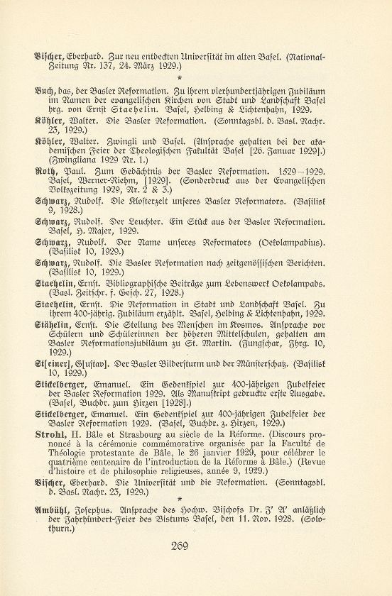 Basler Bibliographie 1929 – Seite 3