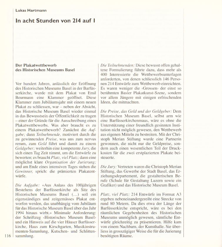 Basler Museen – eine Standortbestimmung – Seite 1