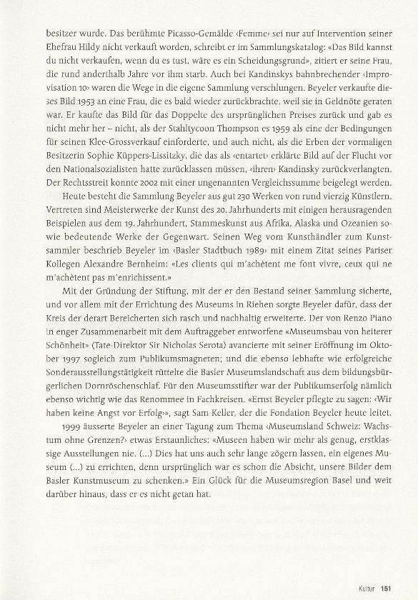 Ernst Beyeler (1921-2010). Das Spiel von Liebe, Glück und Zufall – Seite 3
