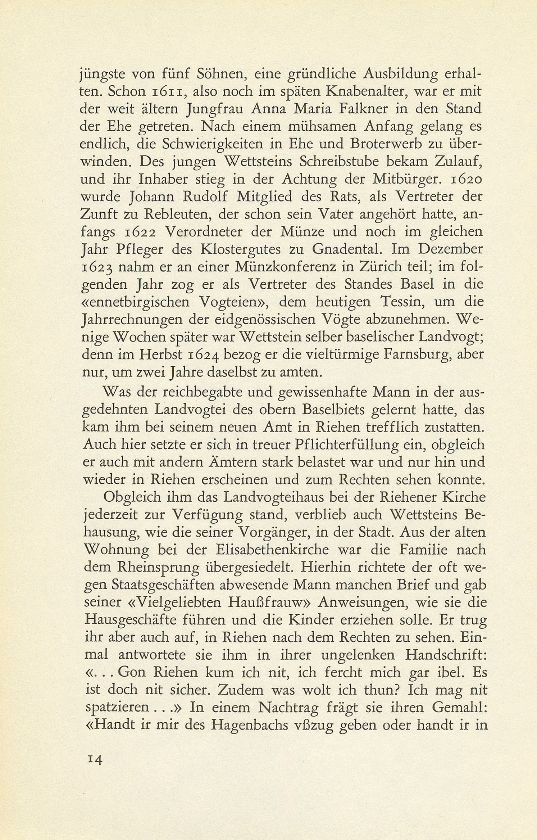 Johann Rudolf Wettstein und Riehen – Seite 2