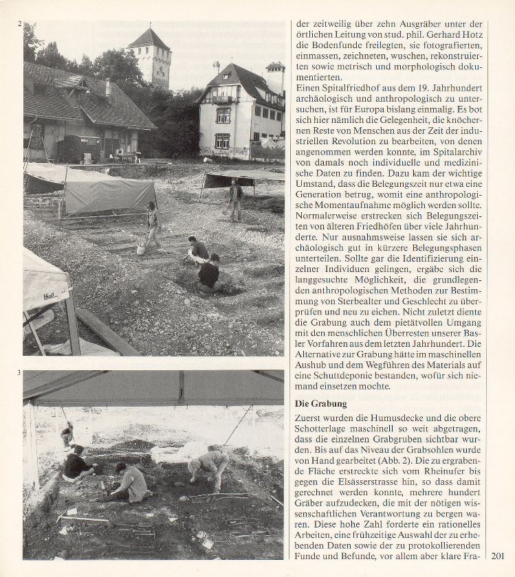 Der äussere St. Johann-Gottesacker in Basel: ein Spitalfriedhof des 19. Jahrhunderts – Seite 2