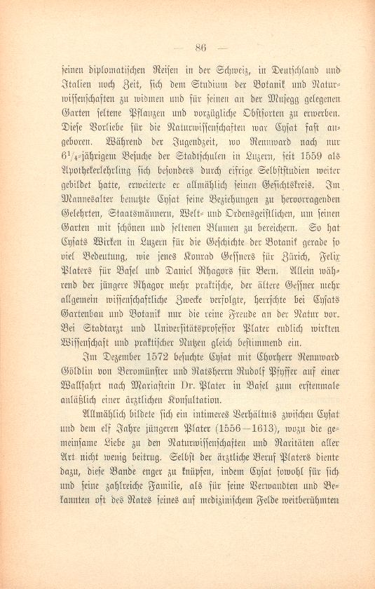 Felix Plater von Basel und Rennward Cysat von Luzern – Seite 2