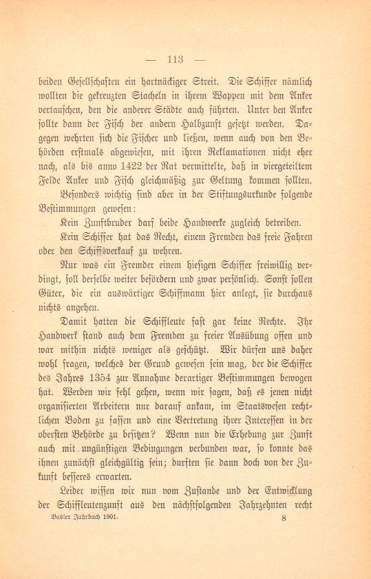 Zur Geschichte der Basler Rheinschiffahrt und der Schiffleutenzunft – Seite 3