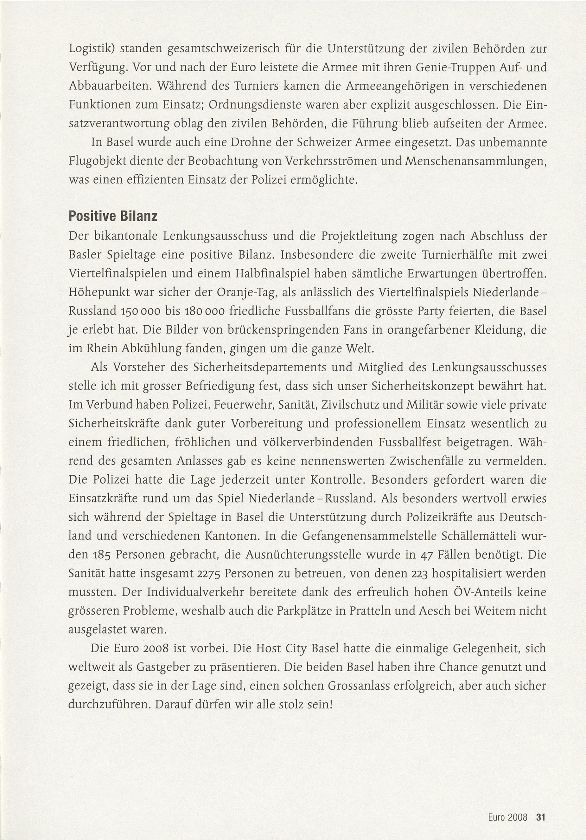 Sicherheit in der Host City Basel – Seite 3