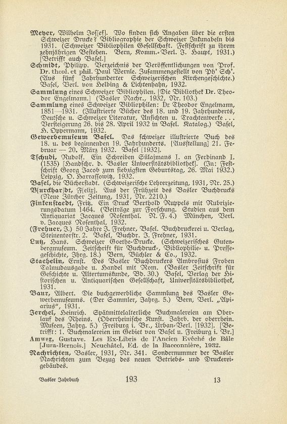 Basler Bibliographie 1932 – Seite 2