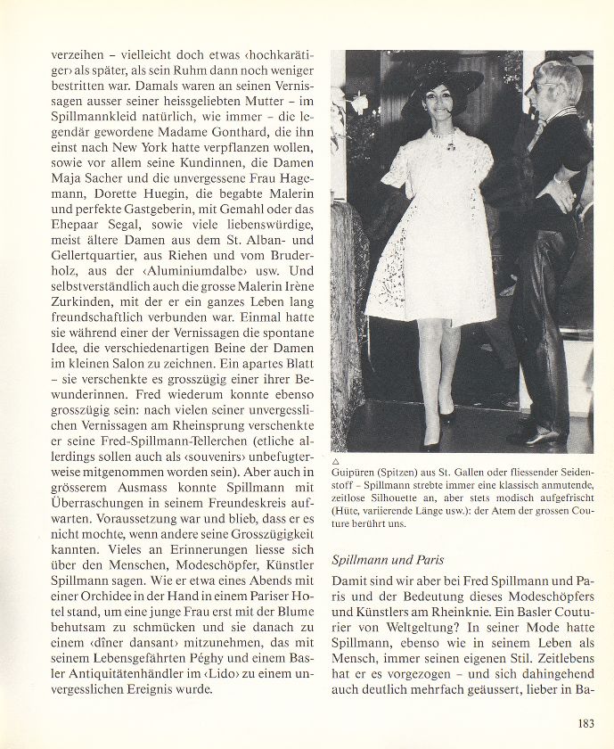 Fred Spillmann – ein bedeutender Basler Couturier – Seite 3