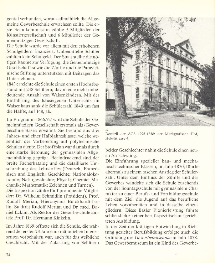 100 Jahre Allgemeine Gewerbeschule Basel als staatliche Institution – Seite 2