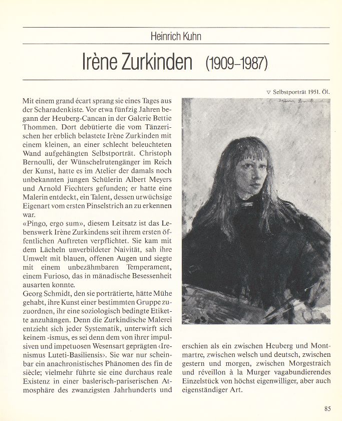 Irène Zurkinden (1909-1987) – Seite 1