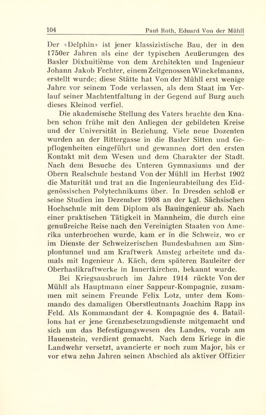 Eduard Von der Mühll 1882-1943 – Seite 2