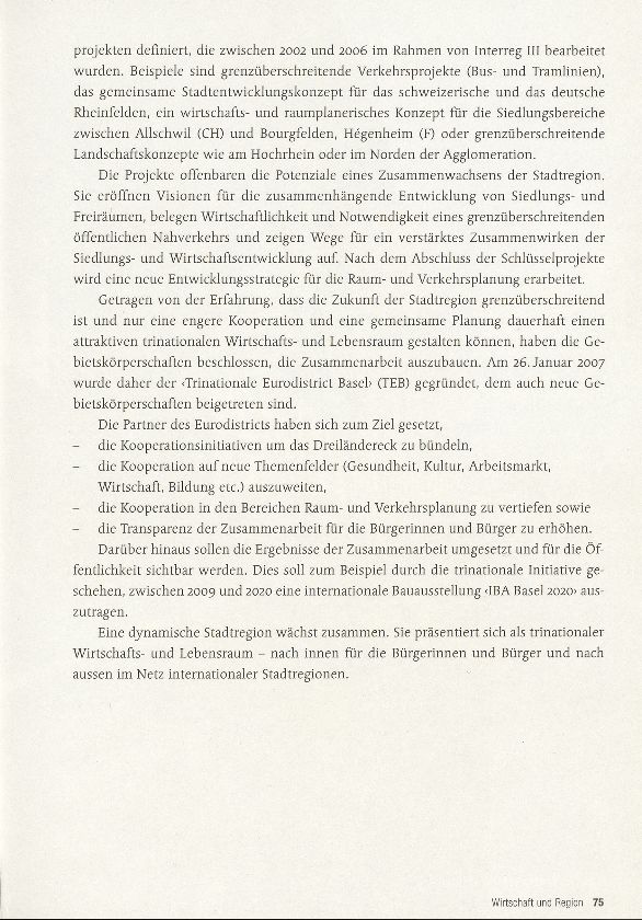 Ein Dach für die grenzüberschreitende Zusammenarbeit in der Region Basel – Seite 3