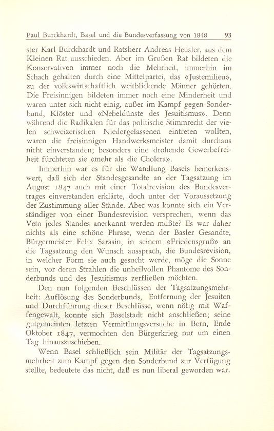 Basel und die Bundesverfassung von 1848 – Seite 3