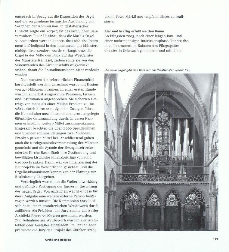 Die neue Orgel im Basler Münster – Seite 2