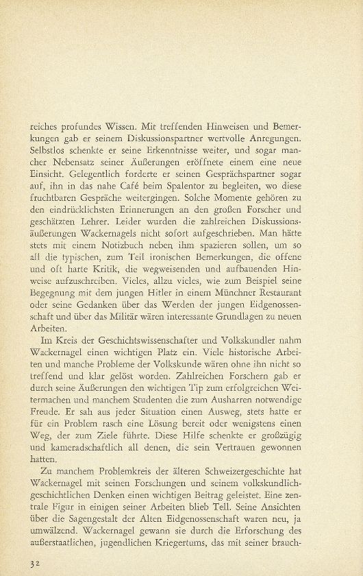 Prof. Dr. phil. Hans Georg Wackernagel (1895-1967) – Seite 2