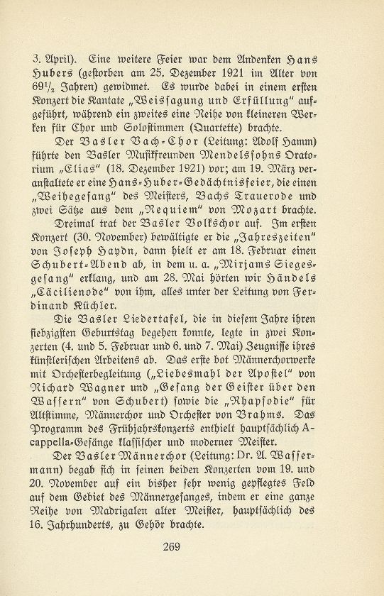 Das künstlerische Leben in Basel vom 1. November 1921 bis 1. Oktober 1922 – Seite 3