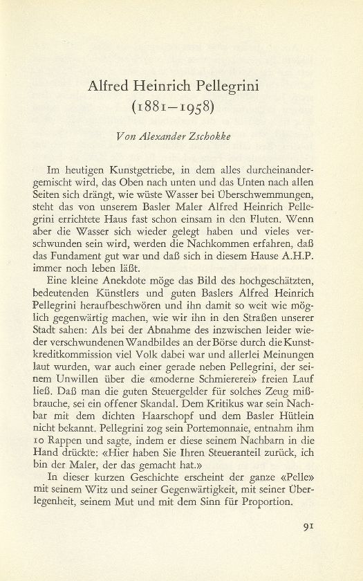 Alfred Heinrich Pellegrini (1881-1958) – Seite 1