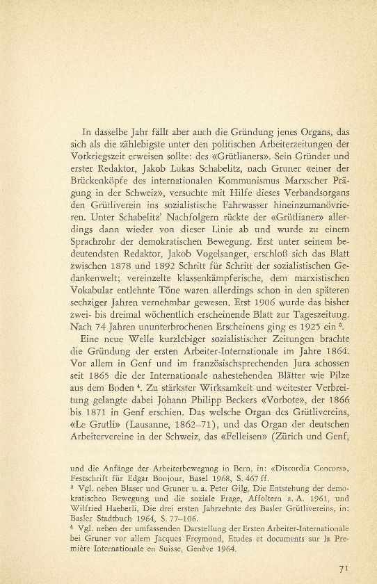 Die sozialdemokratische Presse in Basel bis zum Ersten Weltkrieg – Seite 3