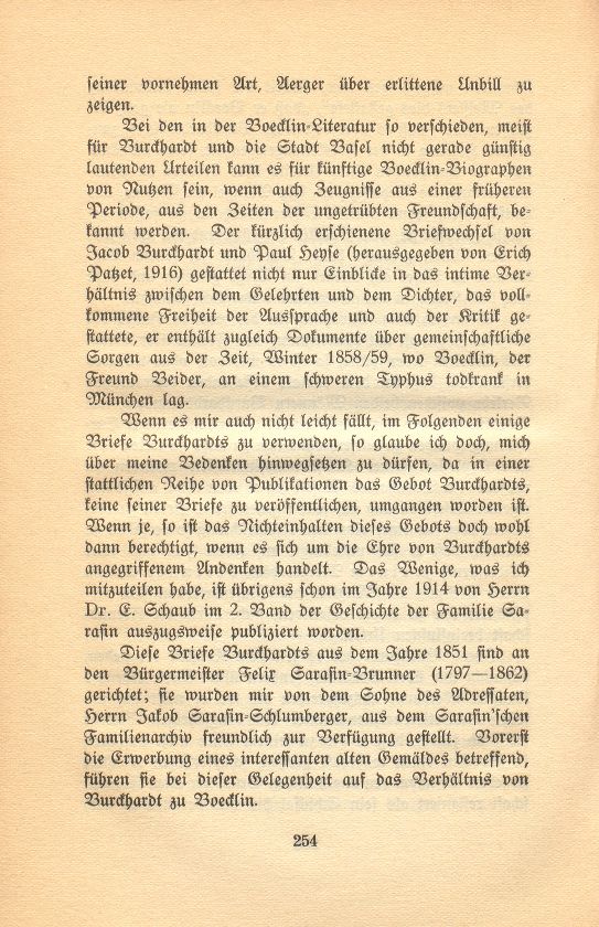 Beiträge zum Verhältnis zwischen Jacob Burckhardt und Arnold Böcklin – Seite 3