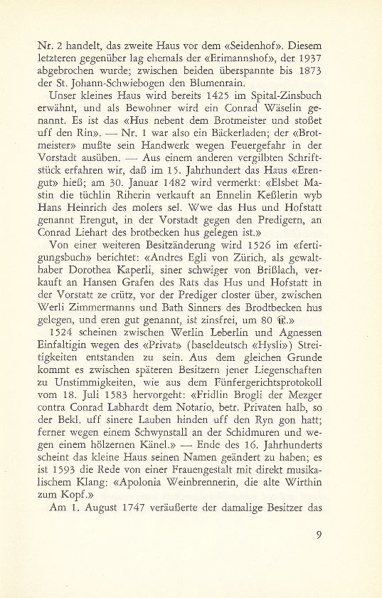 Das Geburtshaus von Johann Peter Hebel am Totentanz – Seite 3