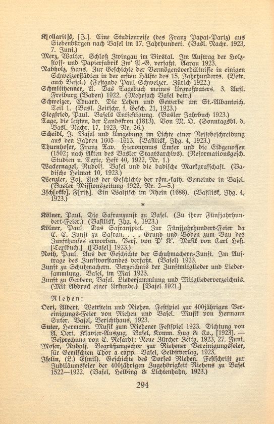 Basler Bibliographie 1923 – Seite 2
