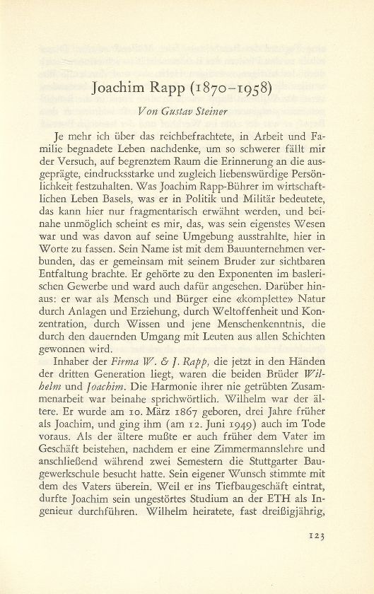 Joachim Rapp (1870-1958) – Seite 1