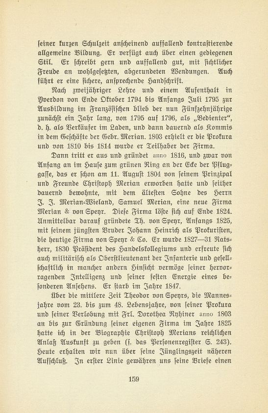 Abenteuer eines jungen Basler Kaufmanns vor hundert Jahren. Theodor von Speyr – Seite 3