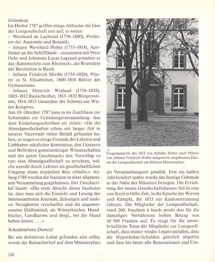 Zwei Jahrhunderte ‹Allgemeine Lesegesellschaft in Basel› – Seite 2
