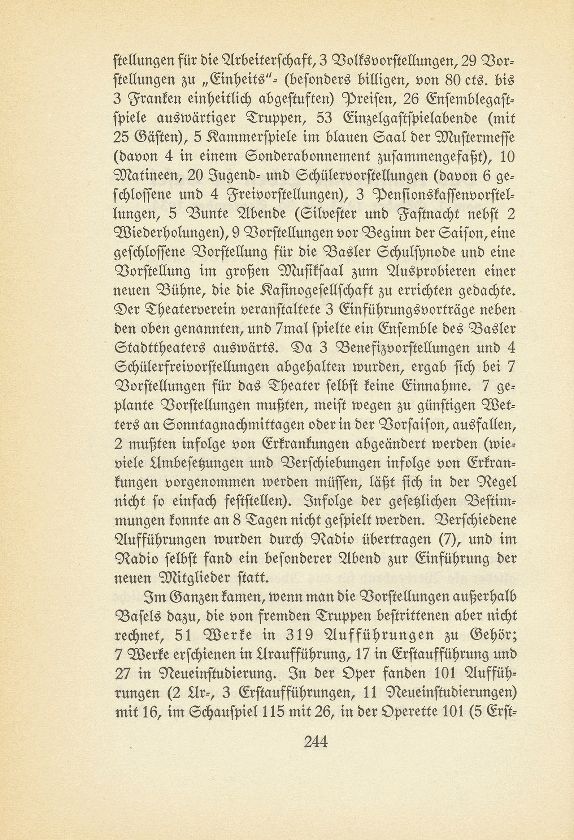Das künstlerische Leben in Basel vom 1. Oktober 1933 bis 34. September 1925 – Seite 2