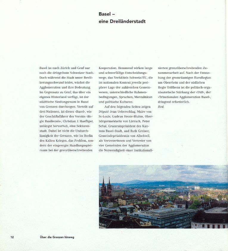 Basel – eine Dreiländerstadt – Seite 1