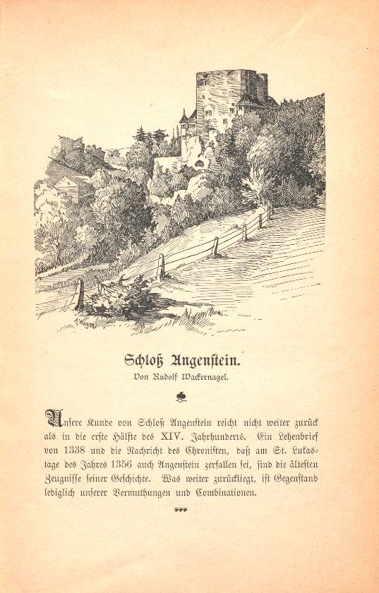 Schloss Angenstein – Seite 1