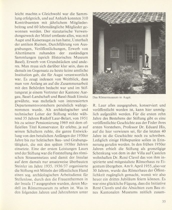 50 Jahre Stiftung Pro Augusta Raurica – Seite 3