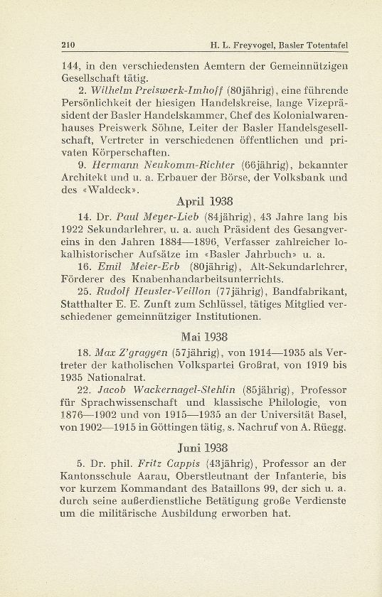 Basler Totentafel vom 1. Oktober 1937 bis 31. September 1938 – Seite 3
