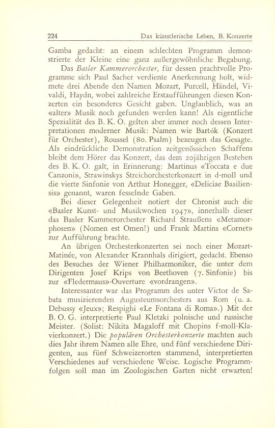 Das künstlerische Leben in Basel vom 1. Oktober 1946 bis 30. September 1947 – Seite 3