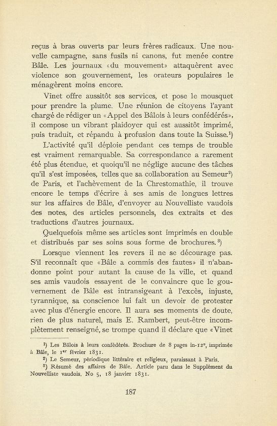 Alexandre Vinet en mission politique – Seite 2